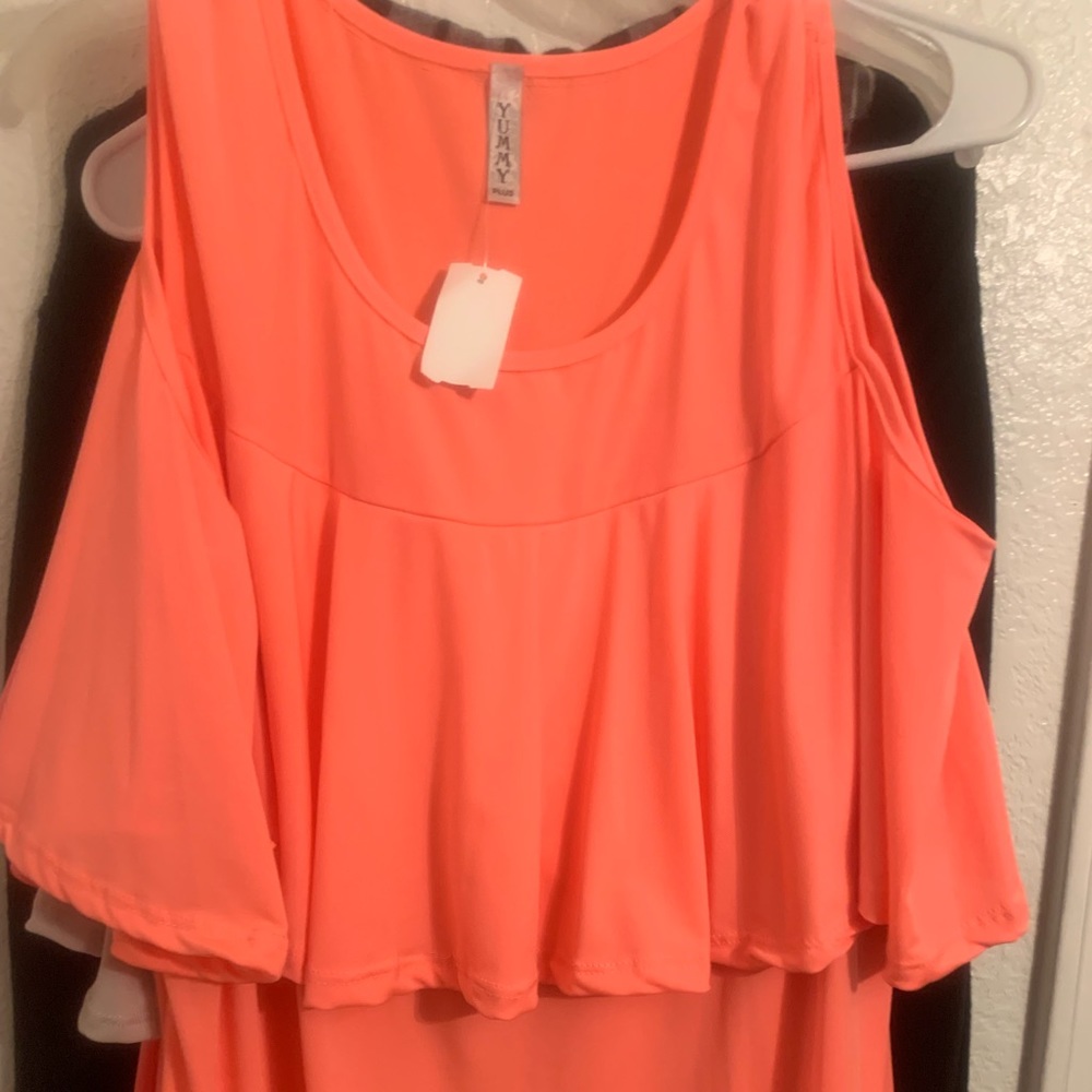 Cold shoulder blouse